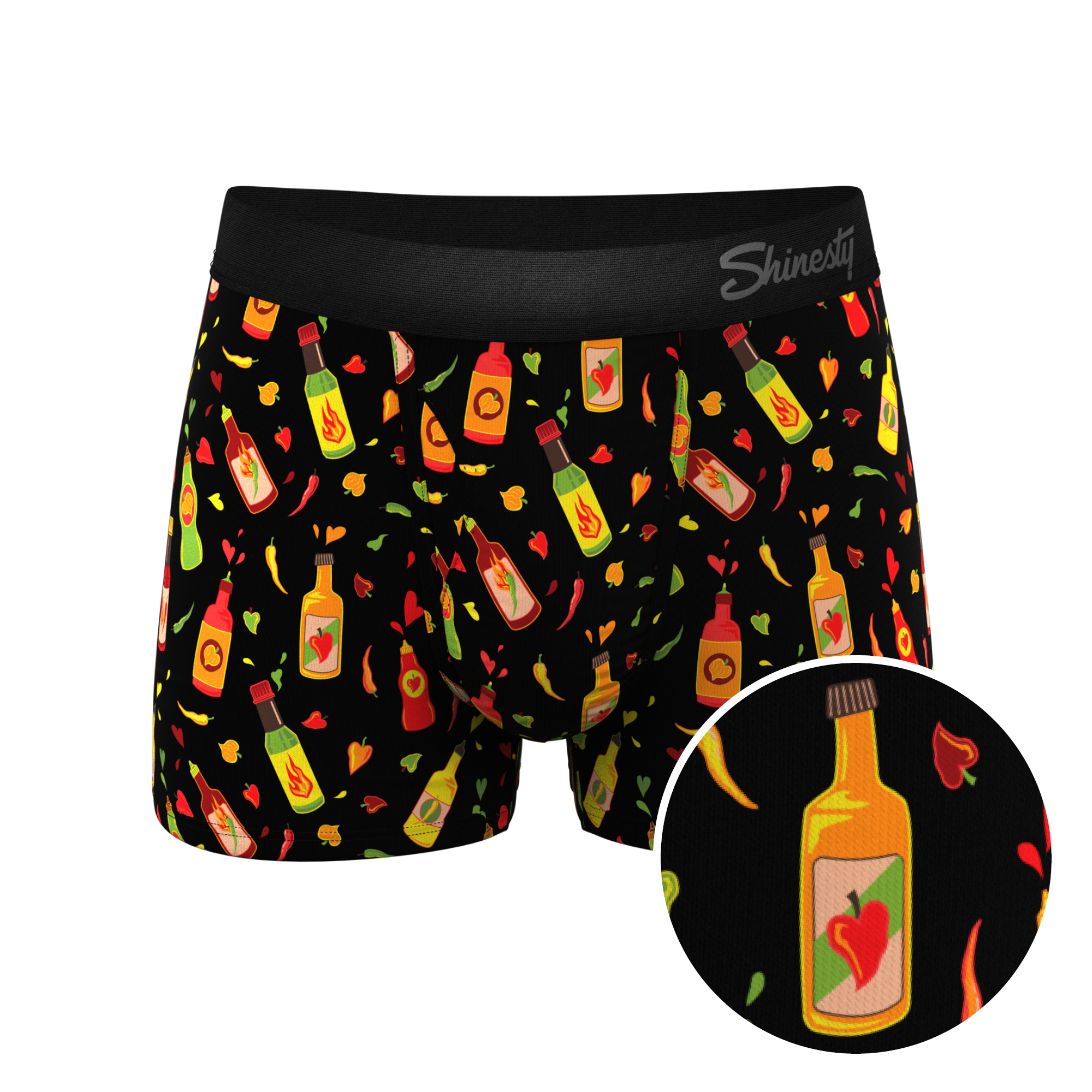 The Gotcha Sriracha | Hot Sauce Ball Hammock® Pouch Trunks Underwear - Shinesty