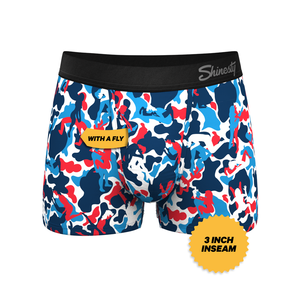 The Grand Finale | USA Camouflage Ball Hammock® Pouch Trunk Underwear - Shinesty