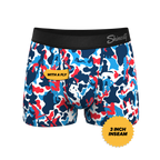 The Grand Finale | USA Camouflage Ball Hammock® Pouch Trunk Underwear - Shinesty