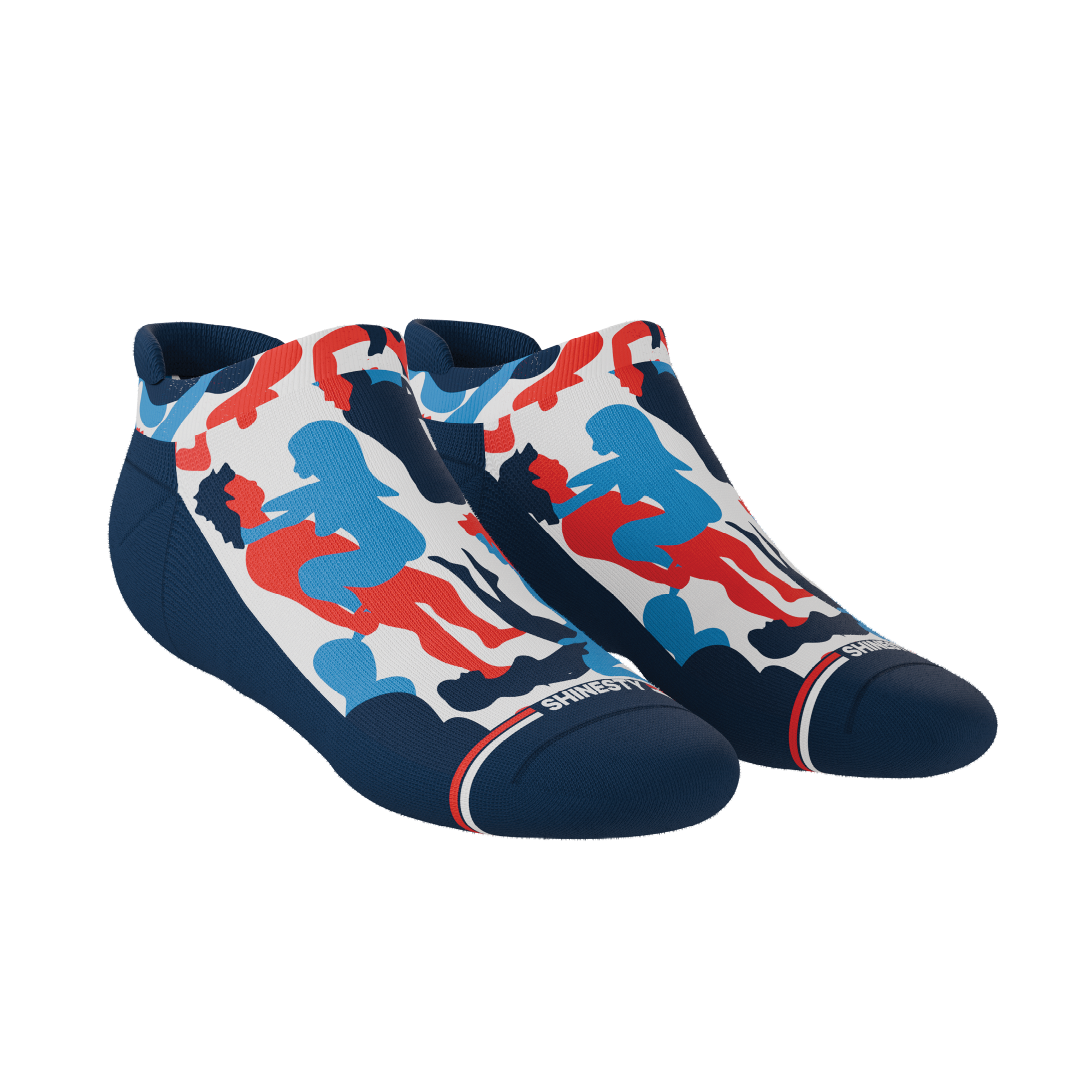 The Grand Finale | USA Camouflage Heel Hammock™ Ankle Socks - Shinesty