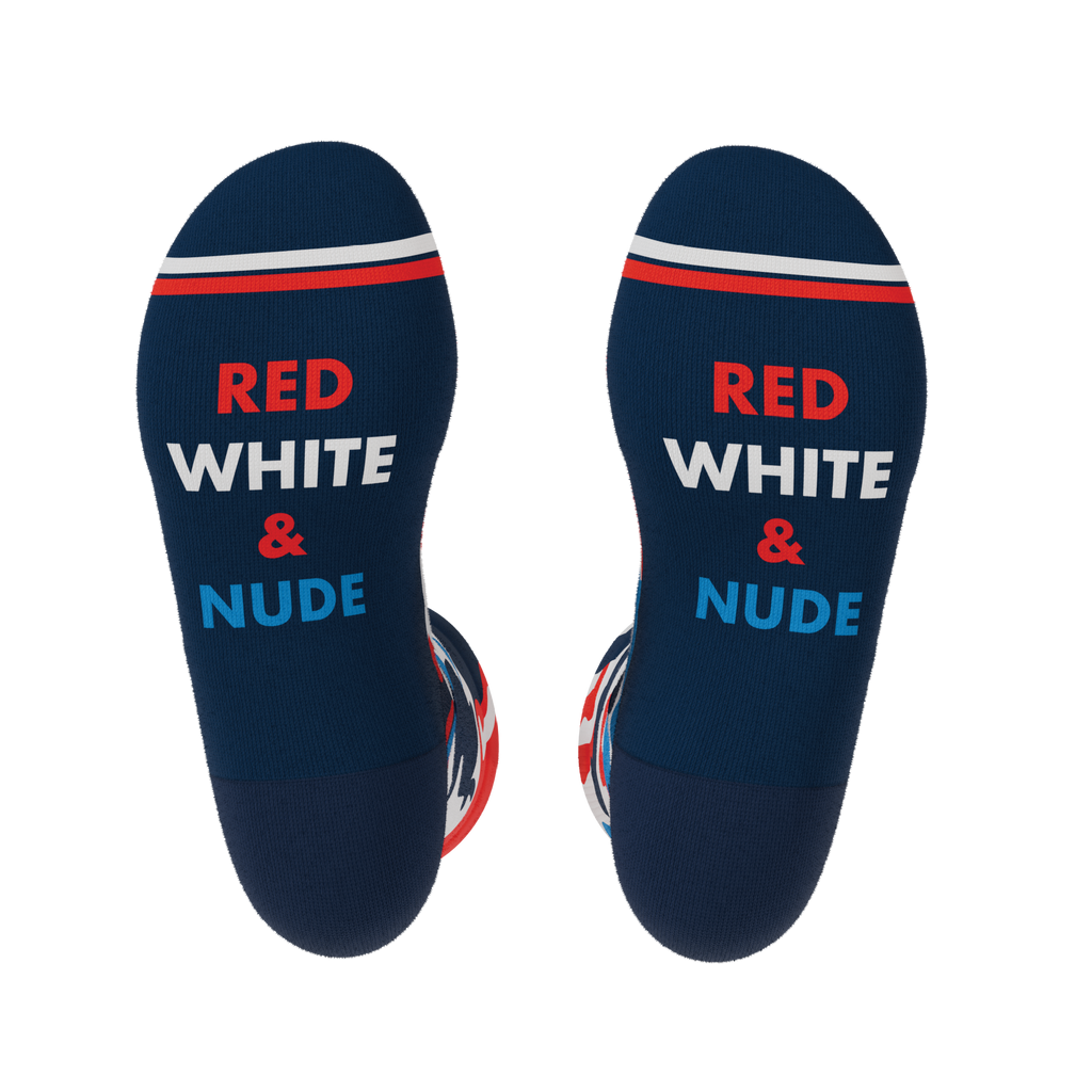 The Grand Finale | USA Camouflage Heel Hammock™ Crew Socks - Shinesty