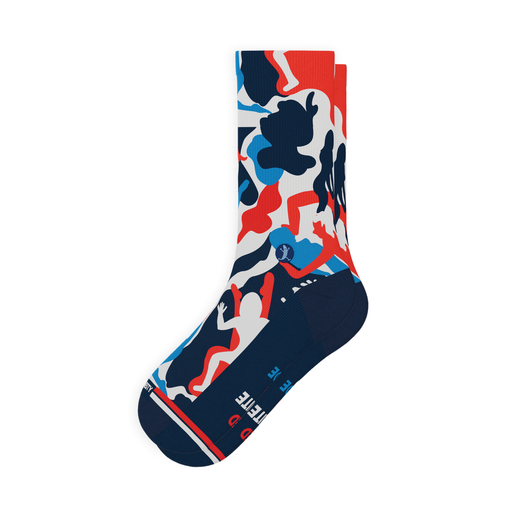 The Grand Finale | USA Camouflage Heel Hammock™ Crew Socks - Shinesty