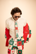 The Grandma's Monstrosity | Quilt Men's Printed Party Tie - Shinesty