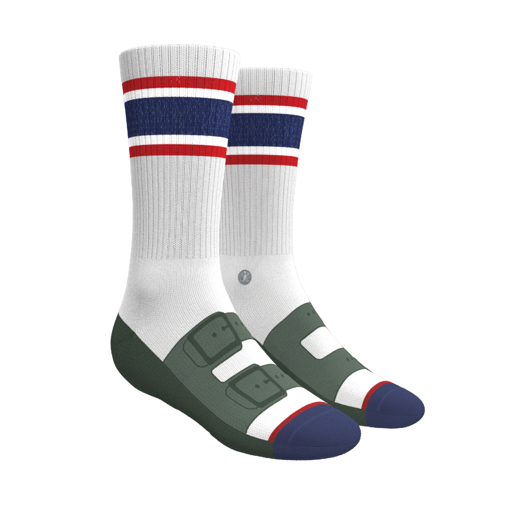 The Granola | Strap Sandal Heel Hammock™ Crew Socks - Shinesty