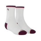 The Grape Juice | Red Wine Heel Hammock™ Quarter Crew Socks - Shinesty