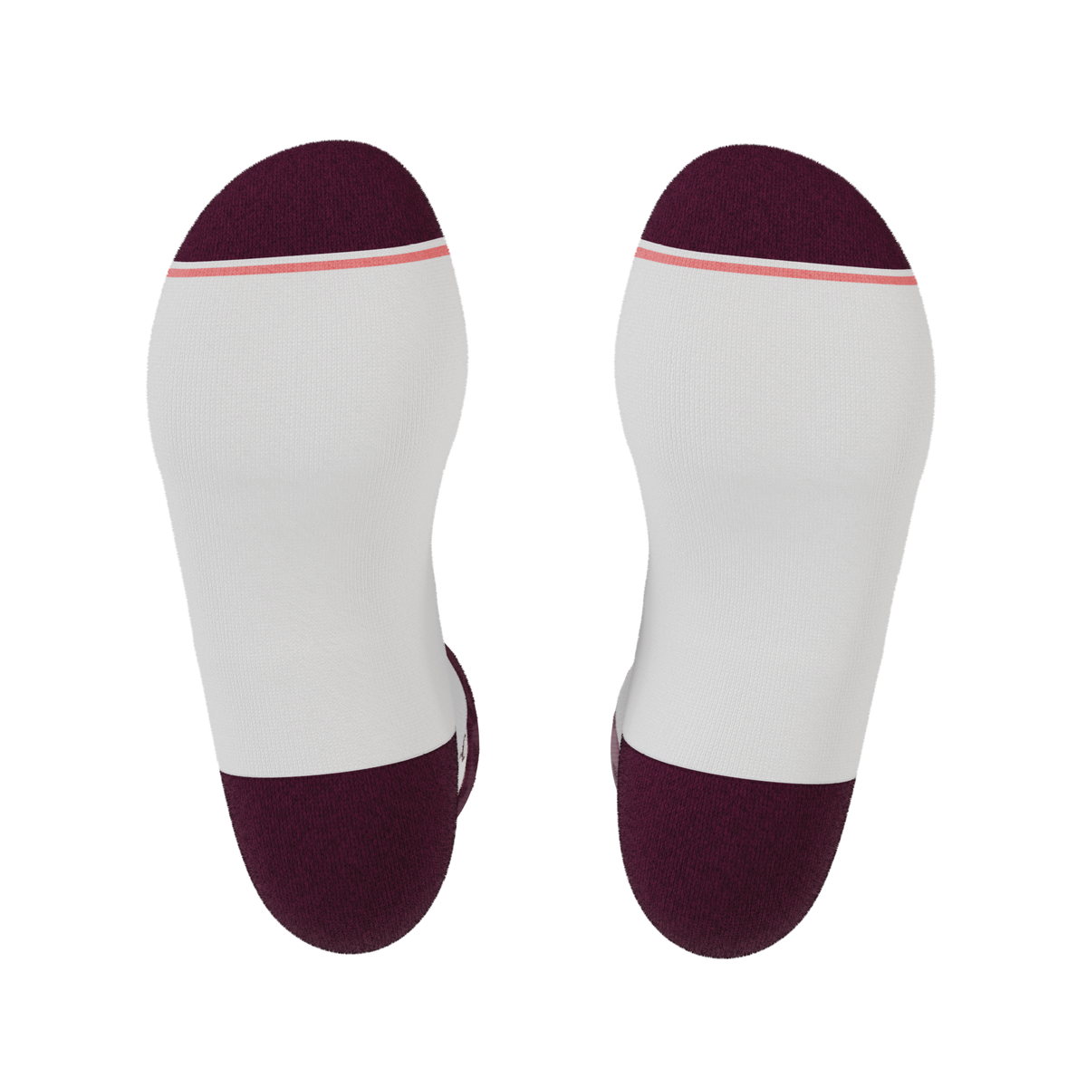The Grape Juice | Red Wine Heel Hammock™ Quarter Crew Socks - Shinesty
