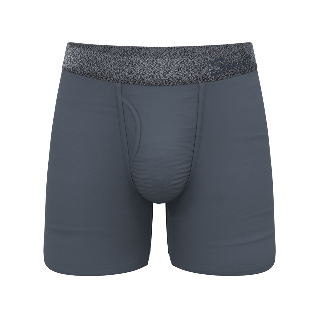 The Graphite | Tonal Grey Ball Hammock® Magnum Big Pouch Underwear - Shinesty