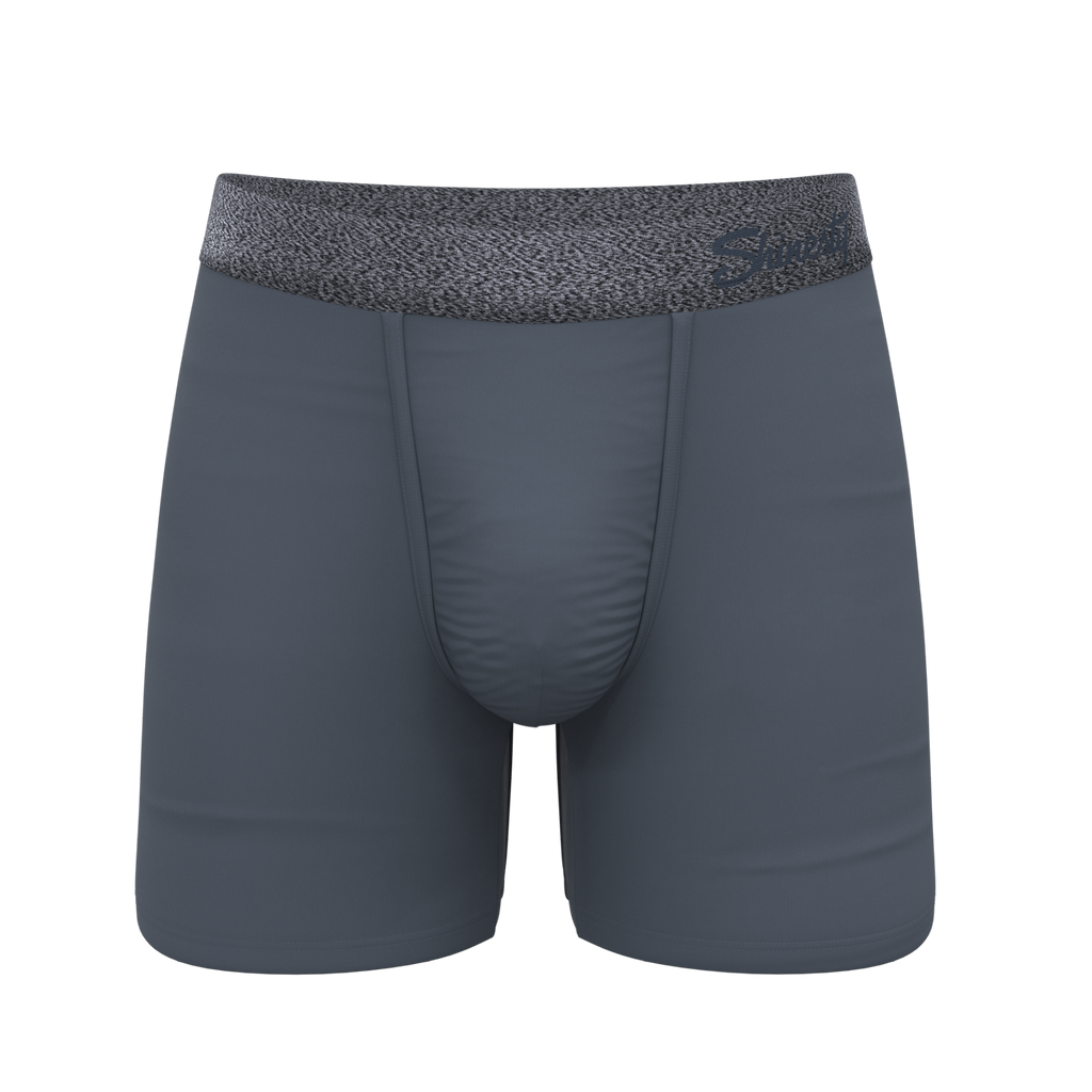 The Graphite | Tonal Grey Ball Hammock® Pouch Underwear - Shinesty