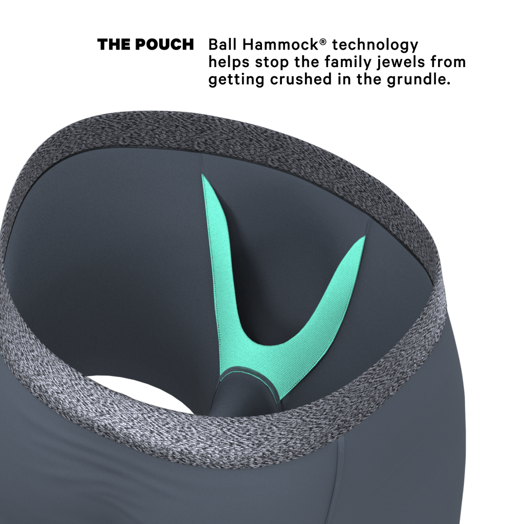 The Graphite | Tonal Grey Ball Hammock® Pouch Underwear - Shinesty