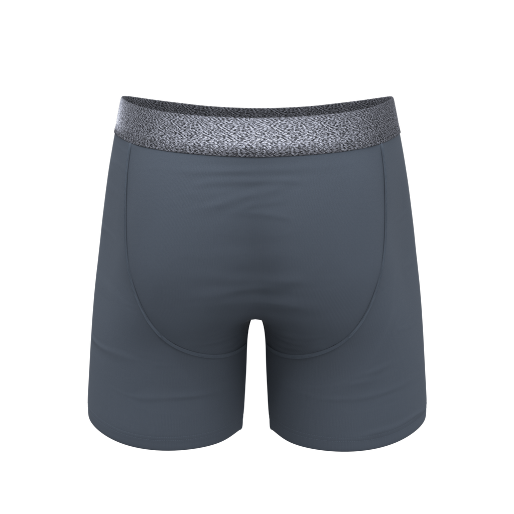 The Graphite | Tonal Grey Ball Hammock® Pouch Underwear - Shinesty