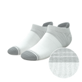 The Gray Matter | Tri Color Block Heel Hammock™ Ankle Socks - Shinesty