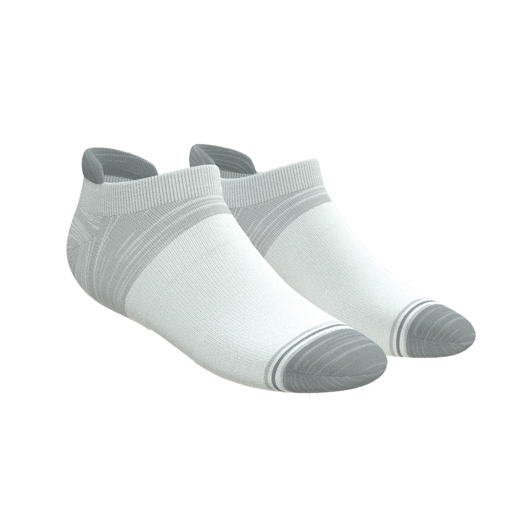 The Gray Matter | Tri Color Block Heel Hammock™ Ankle Socks - Shinesty