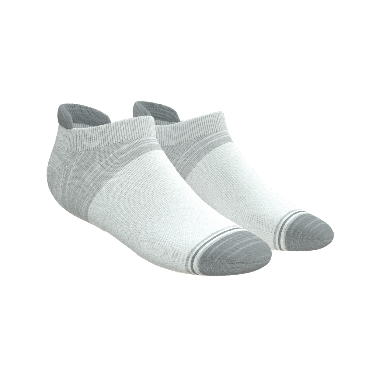 The Gray Matter | Tri Color Block Heel Hammock™ Ankle Socks - Shinesty