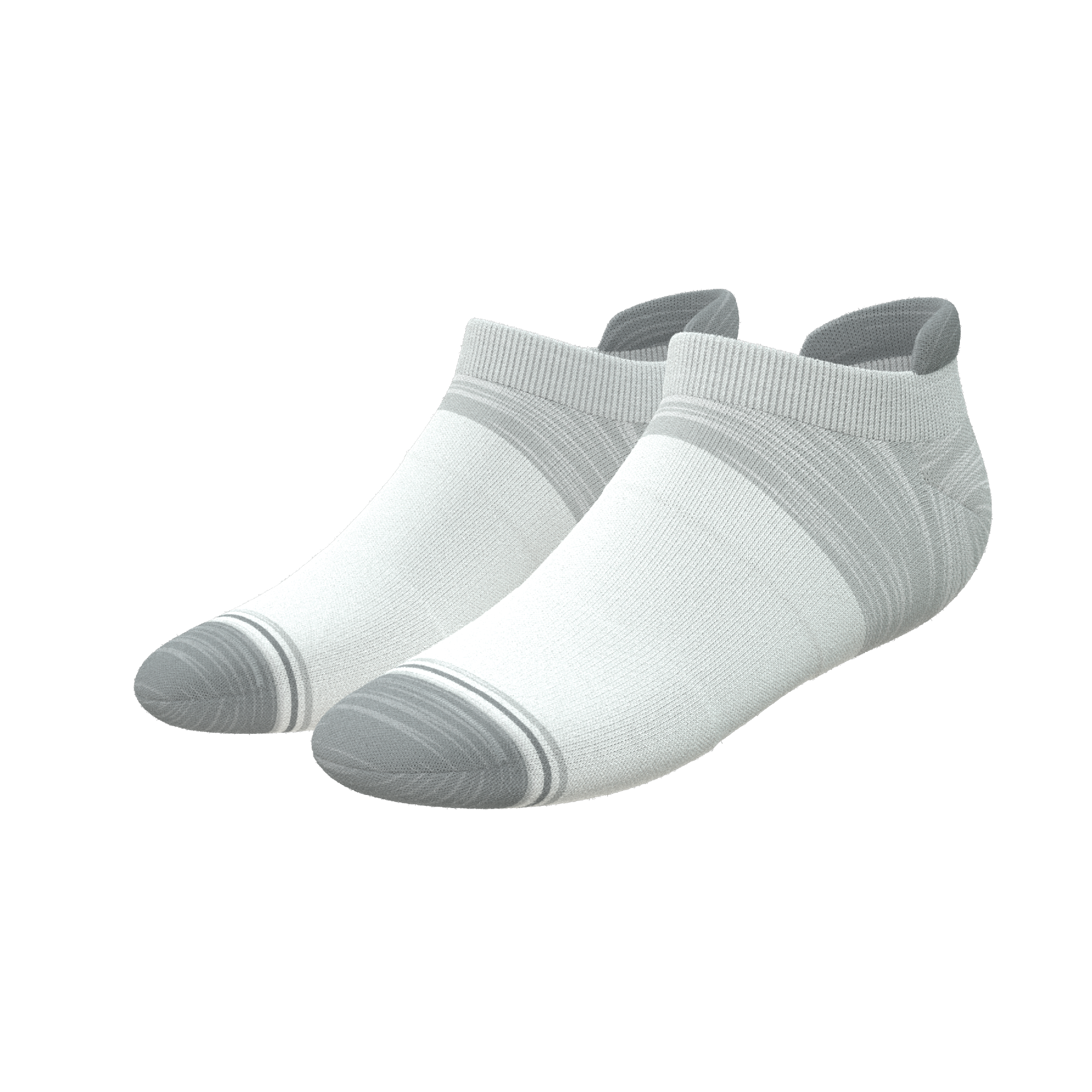 The Gray Matter | Tri Color Block Heel Hammock™ Ankle Socks - Shinesty