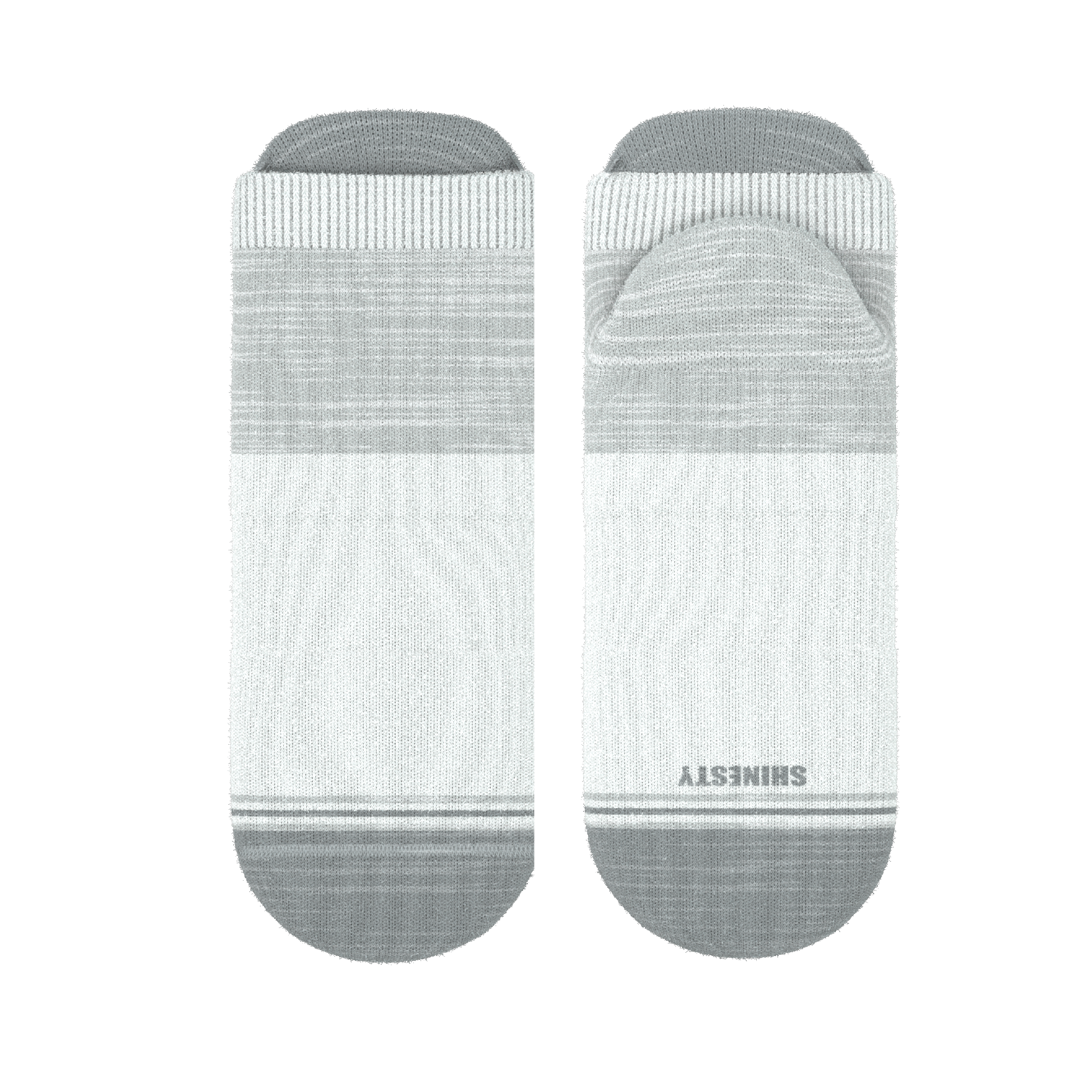 The Gray Matter | Tri Color Block Heel Hammock™ Ankle Socks - Shinesty