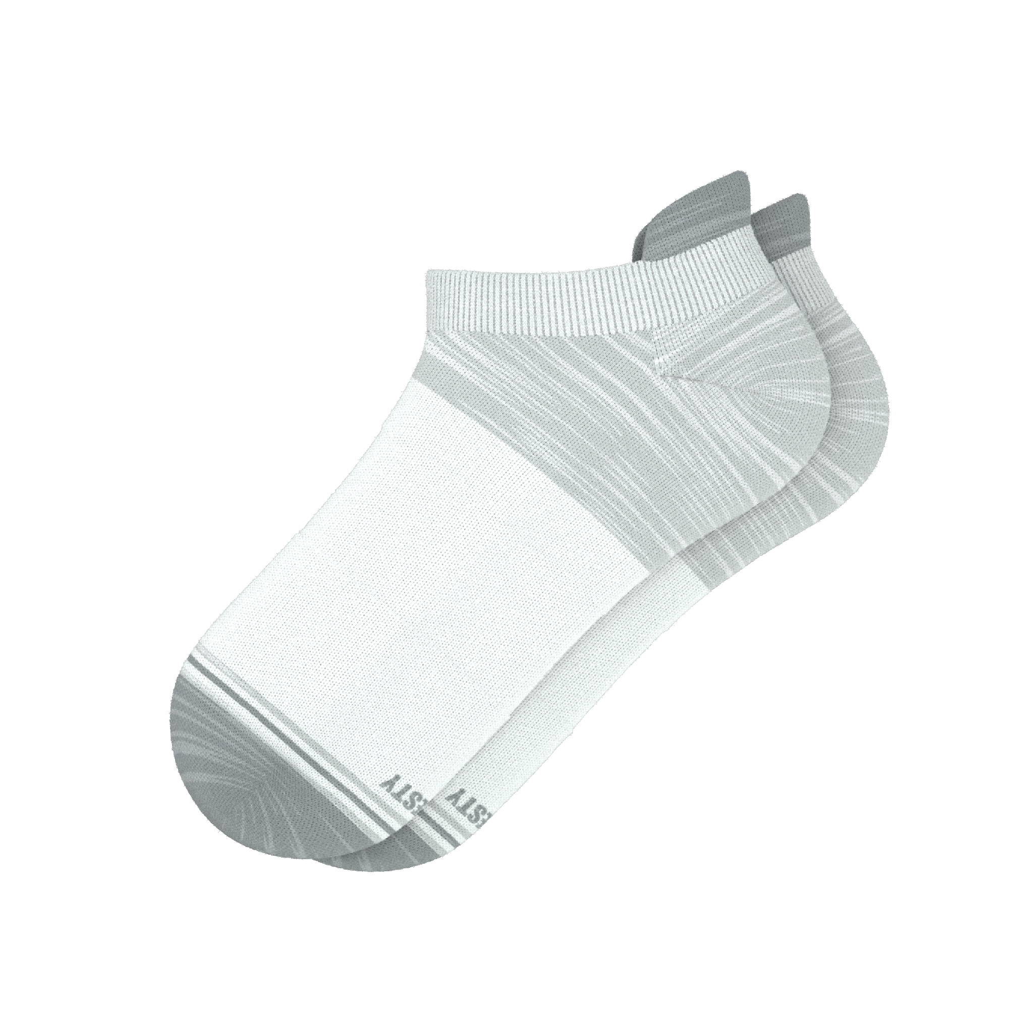 The Gray Matter | Tri Color Block Heel Hammock™ Ankle Socks - Shinesty