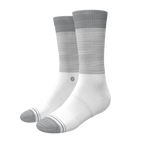 The Gray Matter | Tri Color Block Heel Hammock™ Crew Socks - Shinesty