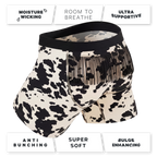 The Graze Escape | Cow Hide Fringe Ball Hammock® Pouch Underwear - Shinesty