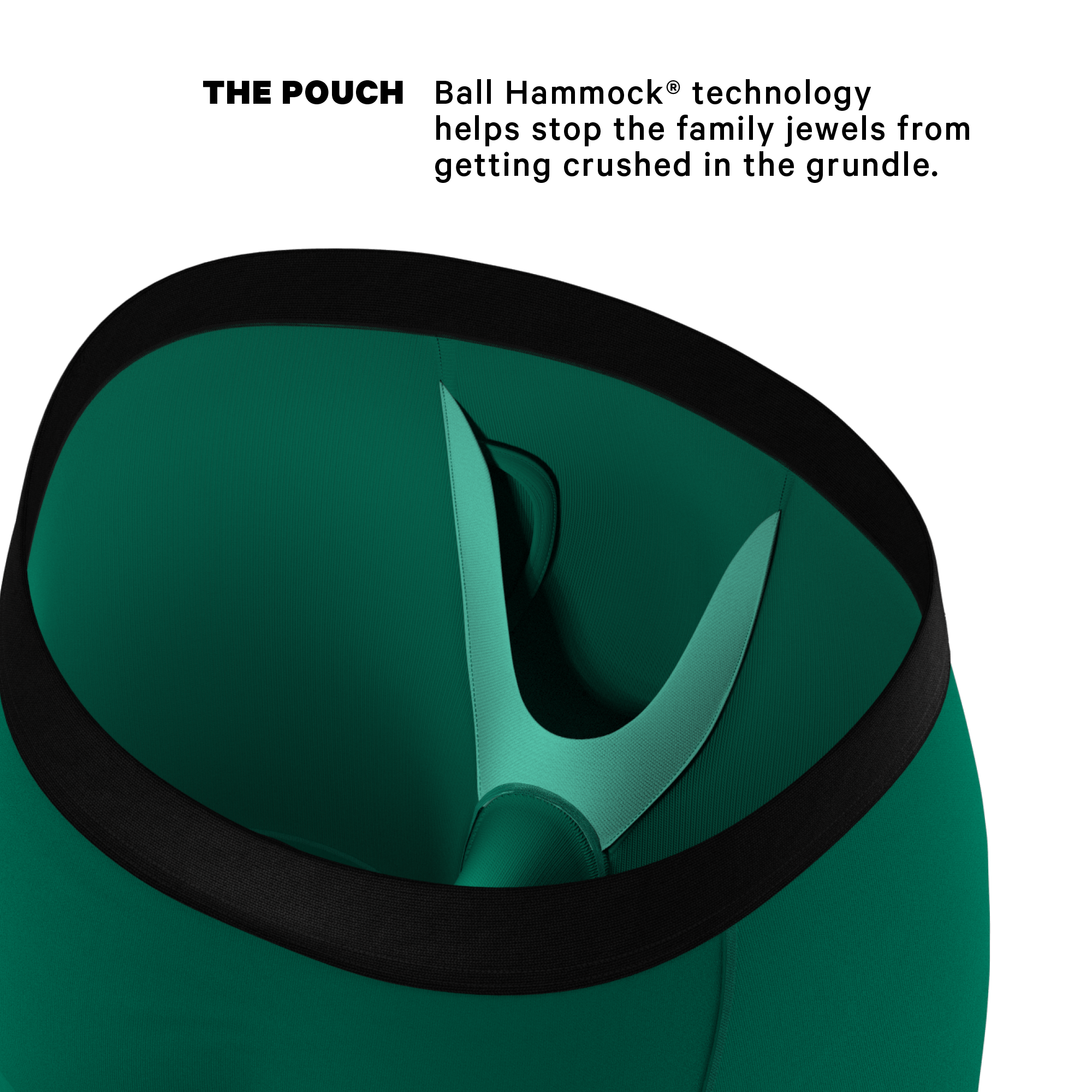 The Green Boys | Green Ball Hammock® Boxer - Long Leg - Shinesty