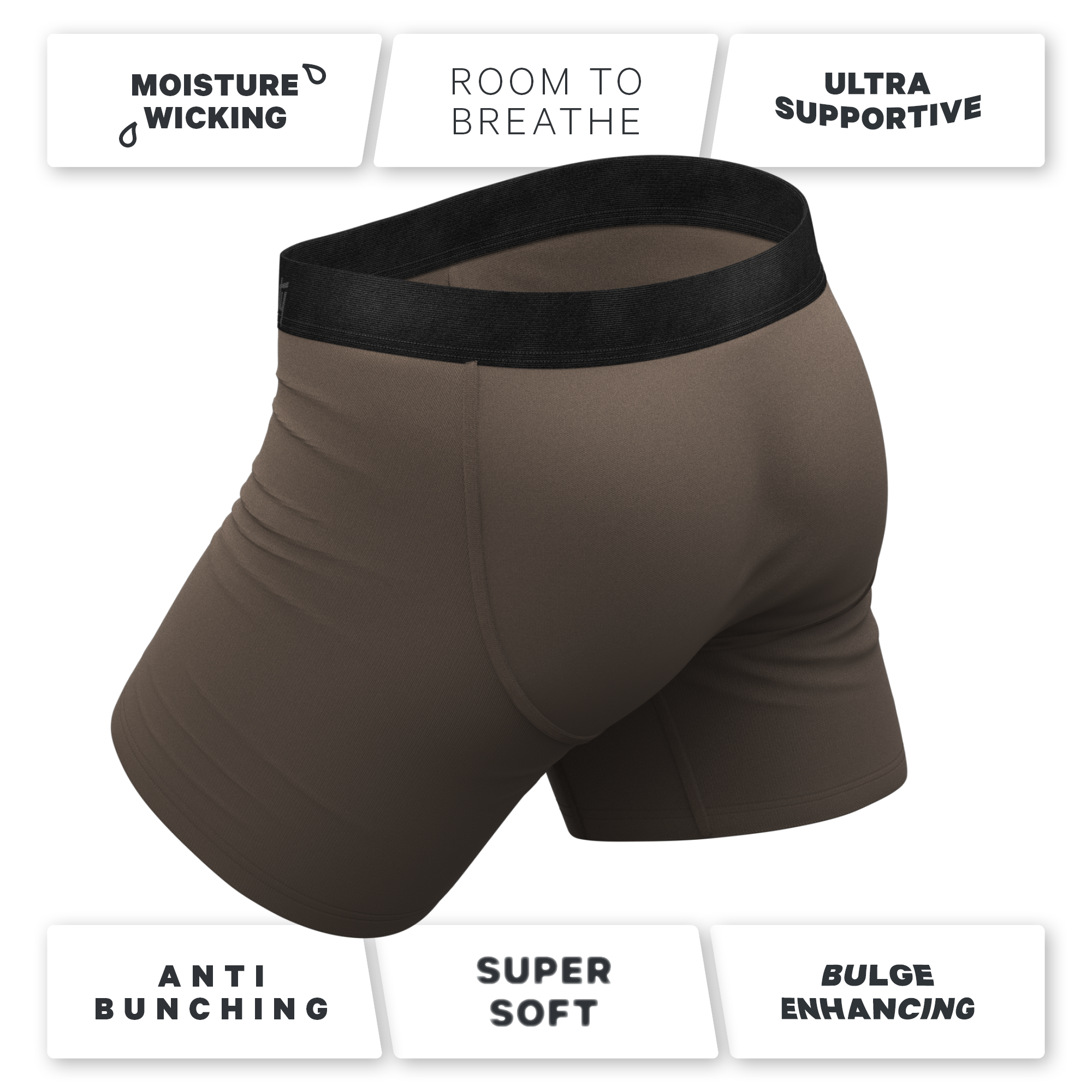 The Grey's Growl | Wolf Ball Hammock® Pouch Underwear - Shinesty
