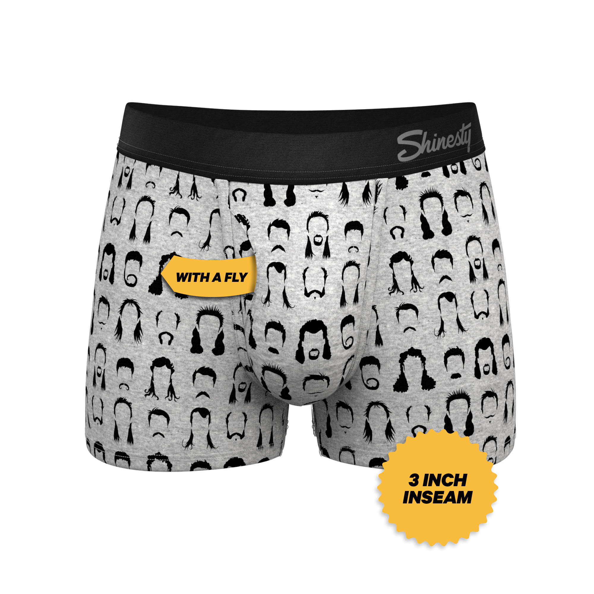 The Hair Down There | Mullet Ball Hammock® Pouch Trunks Underwear - Shinesty