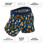 The Hair Of The Dog | Dogs & Drinks Ball Hammock® Pouch Underwear With Fly - Shinesty