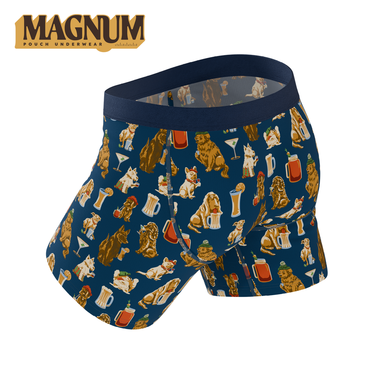 The Hair Of The Dog | Dogs & Drinks Ball Hammock® Magnum Big Pouch Underwear - Shinesty
