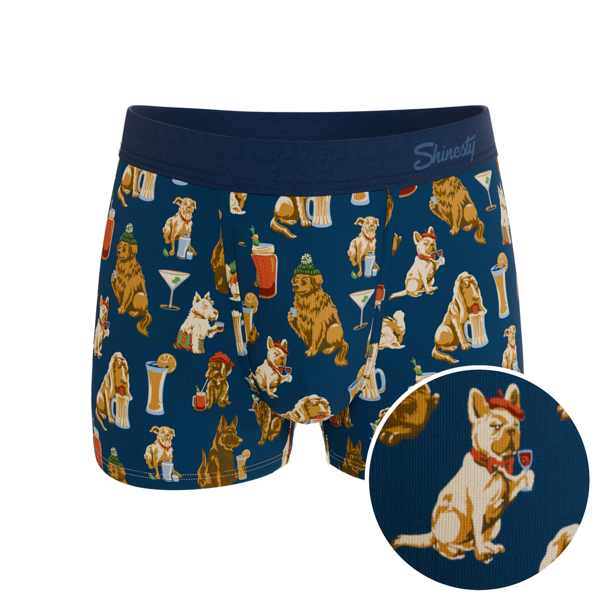 The Hair Of The Dog | Dogs & Drinks Ball Hammock® Pouch Trunks Underwear - Shinesty