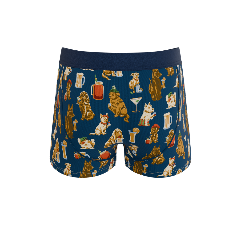 The Hair Of The Dog | Dogs & Drinks Ball Hammock® Pouch Trunks Underwear - Shinesty