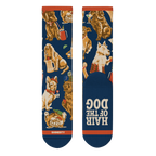 The Hair Of The Dog | Dogs & Drinks Heel Hammock™ Crew Socks - Shinesty
