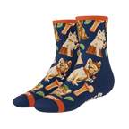 The Hair Of The Dog | Dogs & Drinks Heel Hammock™ Quarter Crew Socks - Shinesty