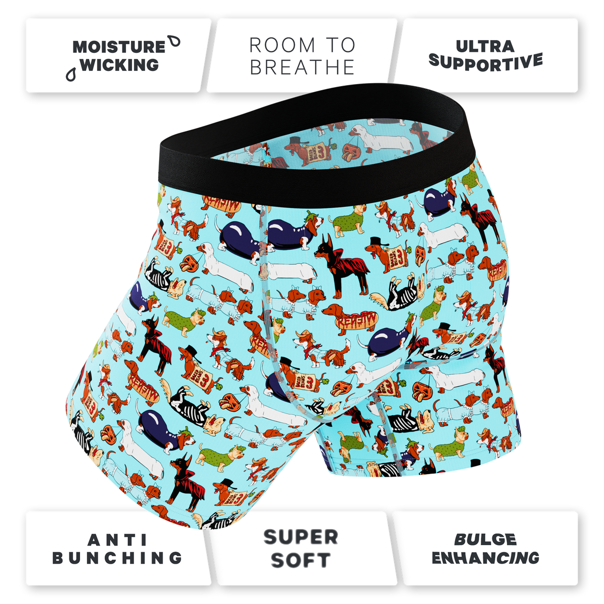 The Boo Crew | Ball Hammock® Pouch Boxer Briefs with Fly 7 Pack - Shinesty