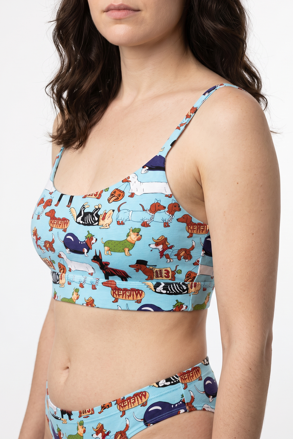 The Halloweenies | Halloween Dogs Boob Hammock™ Scoop Bralette - Shinesty