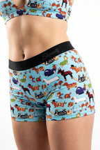 The Halloweenies | Halloween Dogs Women’s Boxers - Shinesty