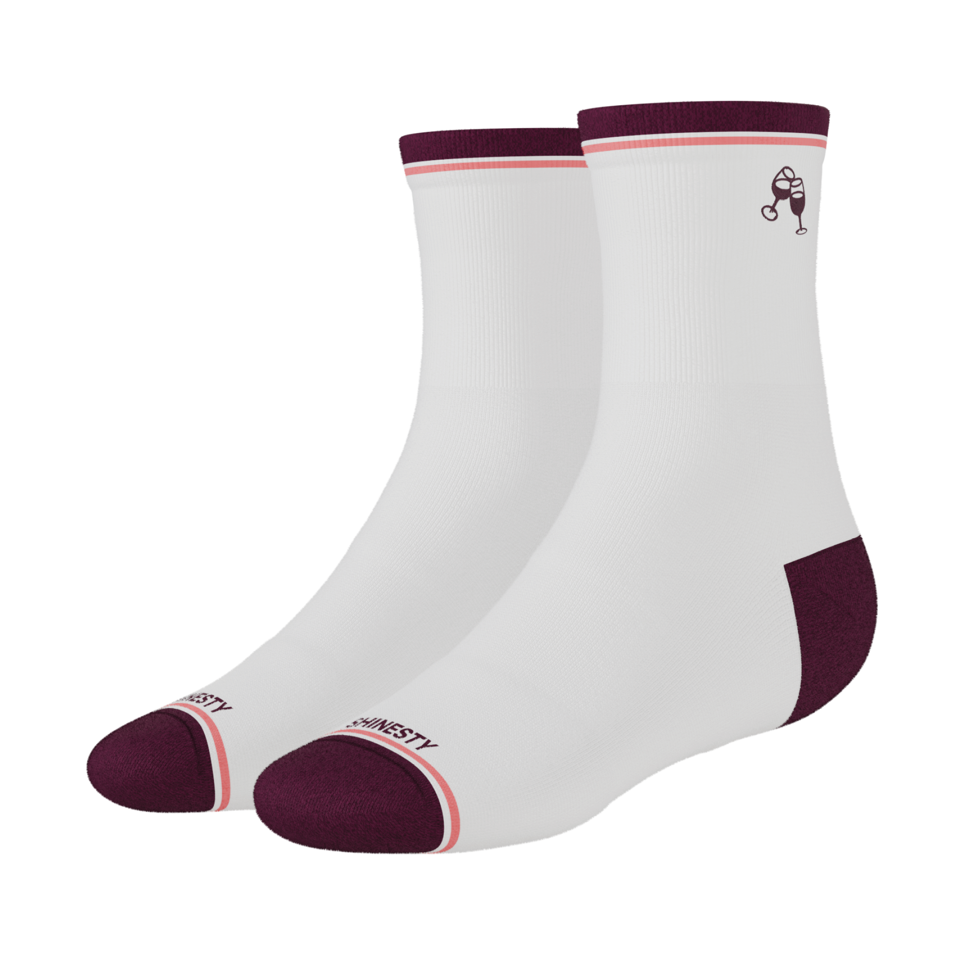 The Happy Hour | Heel Hammock™ Quarter Crew Socks 3 Pack - Shinesty