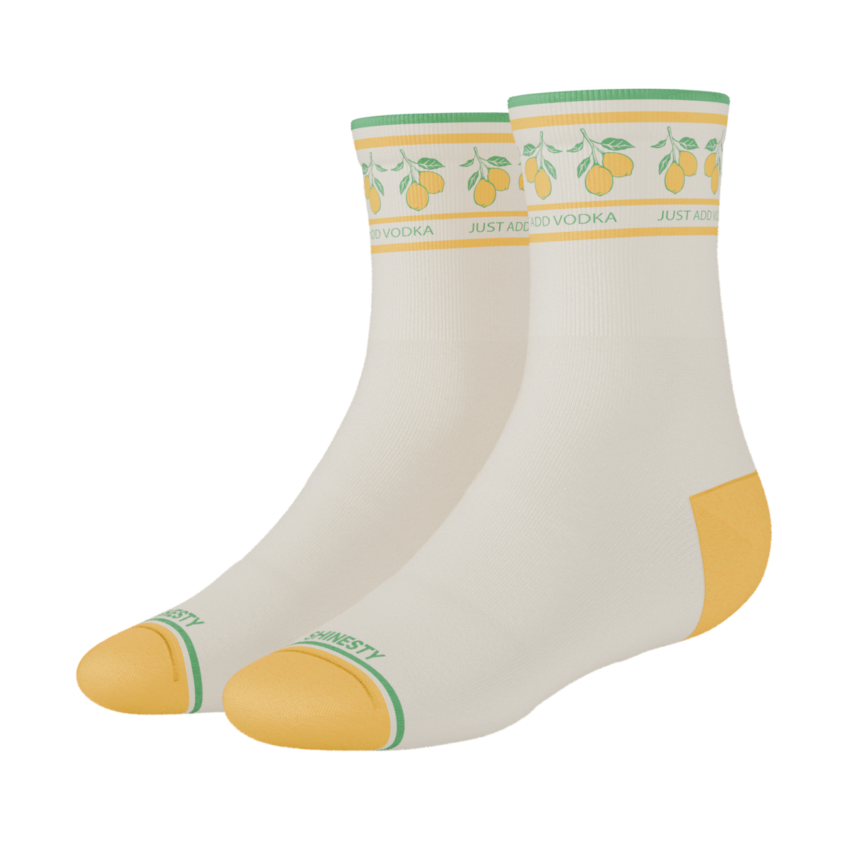 The Happy Hour | Heel Hammock™ Quarter Crew Socks 3 Pack - Shinesty