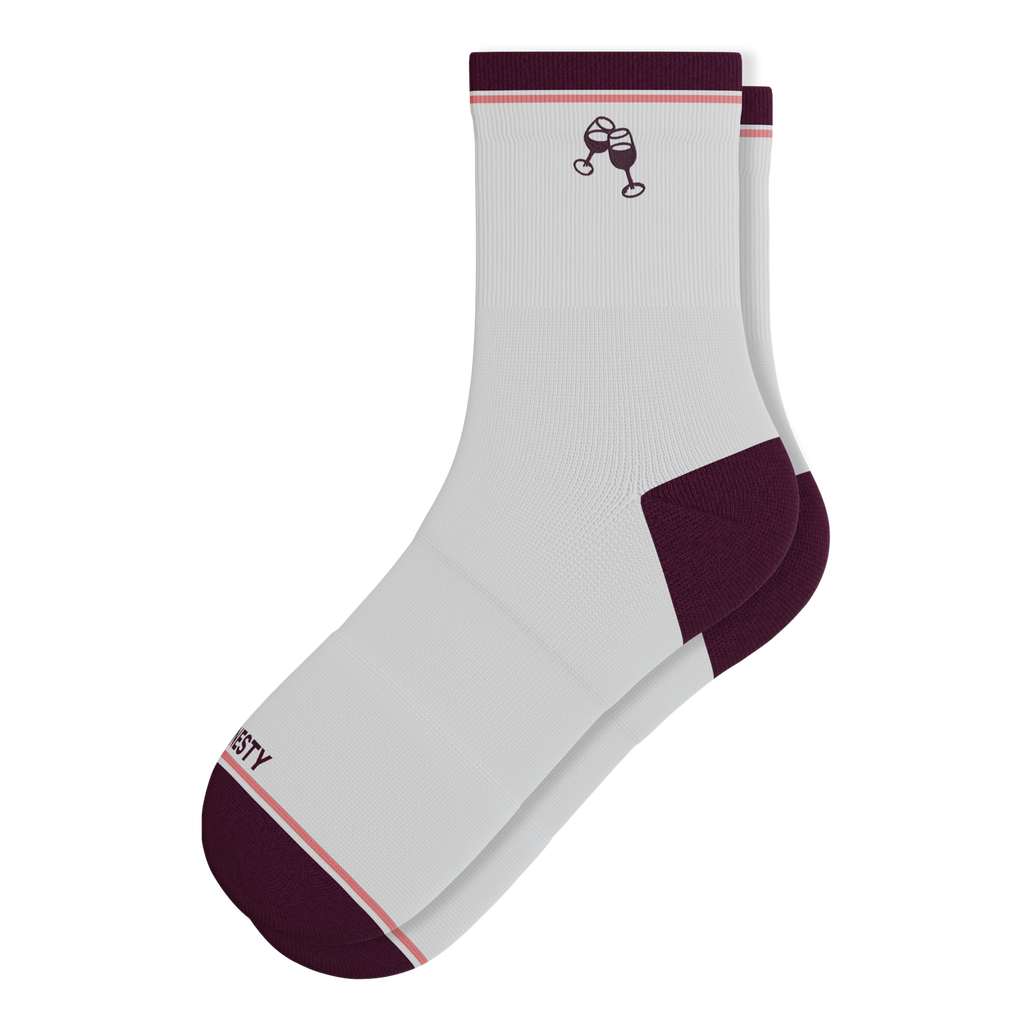The Happy Hour | Heel Hammock™ Quarter Crew Socks 3 Pack - Shinesty