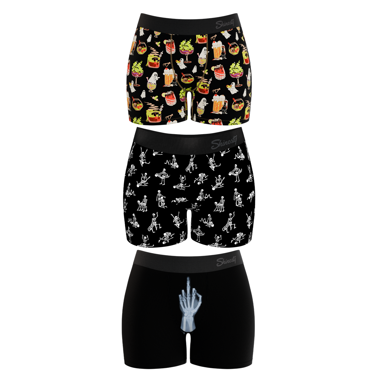 The Haunted Trio | Women’s Boxers 3 Pack - Shinesty