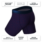 The Heartthrob | Tiny Hearts Valentines Day Ball Hammock® Boxer - Long Leg - Shinesty