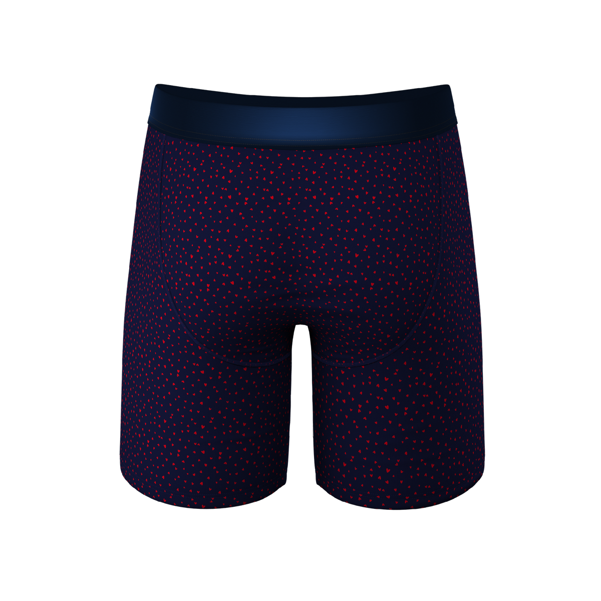 The Heartthrob | Tiny Hearts Valentines Day Ball Hammock® Boxer - Long Leg - Shinesty