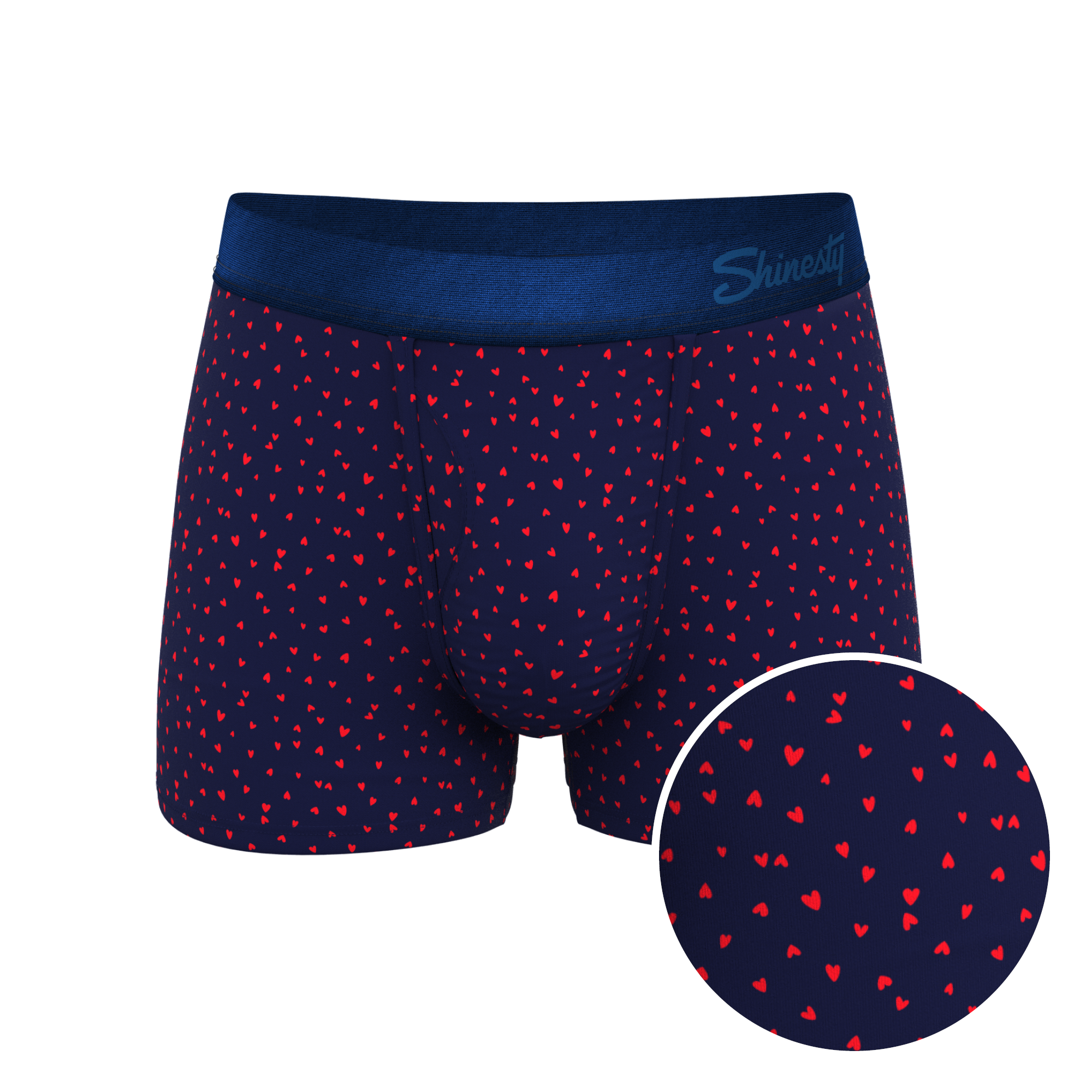 The Heartthrob | Tiny Hearts Valentines Day Ball Hammock® Pouch Trunks Underwear - Shinesty