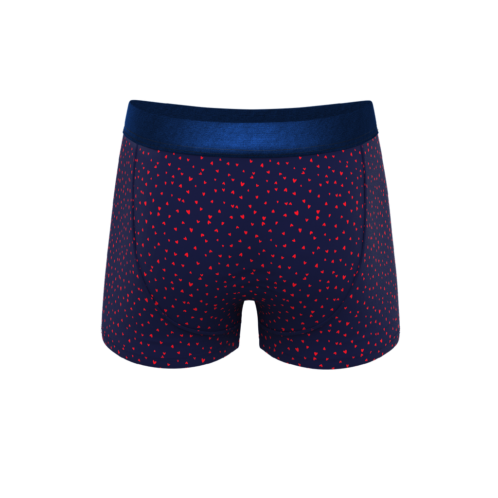 The Heartthrob | Tiny Hearts Valentines Day Ball Hammock® Pouch Trunks Underwear - Shinesty