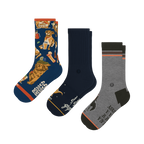 The Holiday Club | Heel Hammock™ Crew Socks 3 Pack - Shinesty