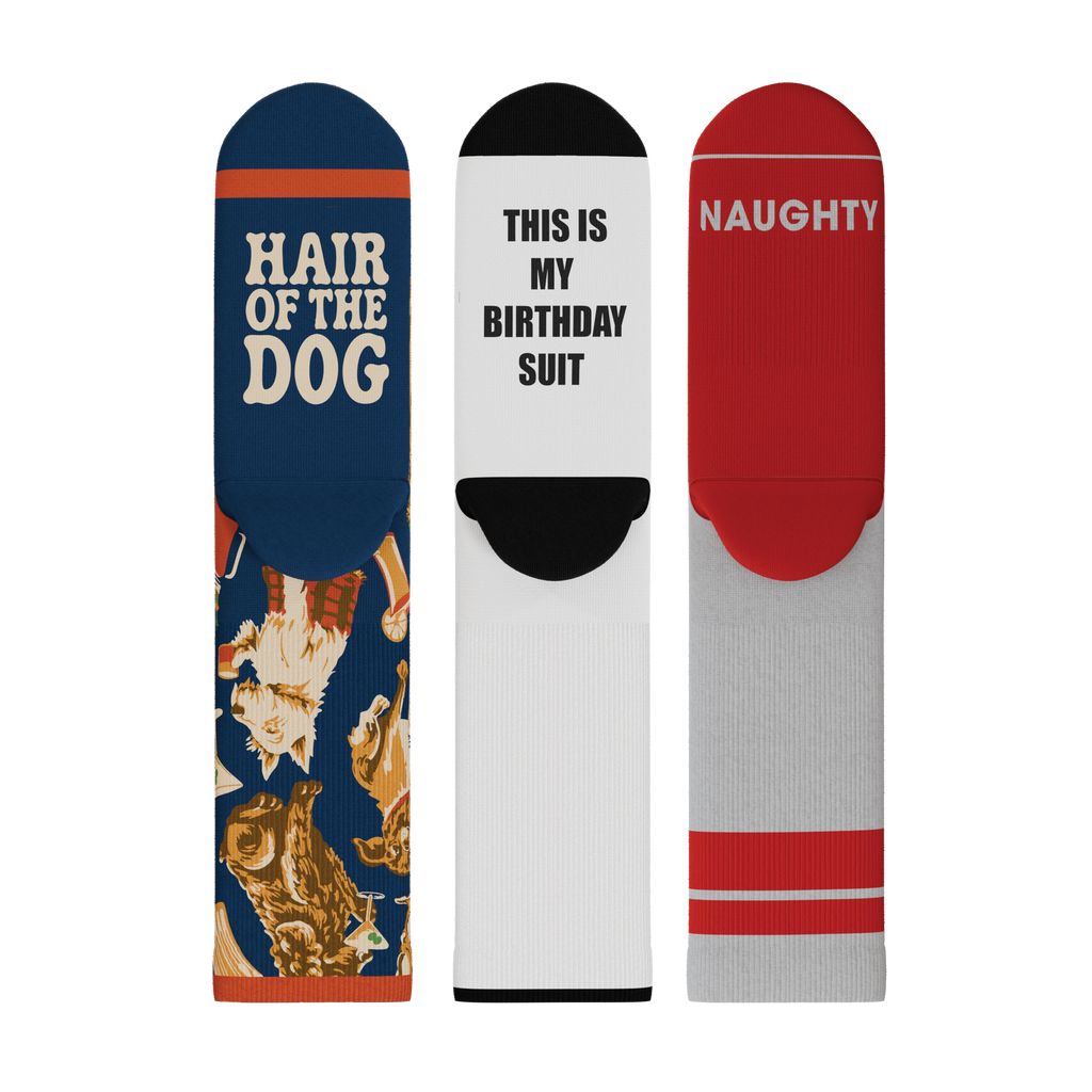 The Holiday Gift | Heel Hammock™ Crew Socks 3 Pack - Shinesty