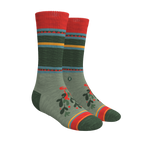 The Holiday Smooch | Western Holiday Heel Hammock™ Crew Socks - Shinesty