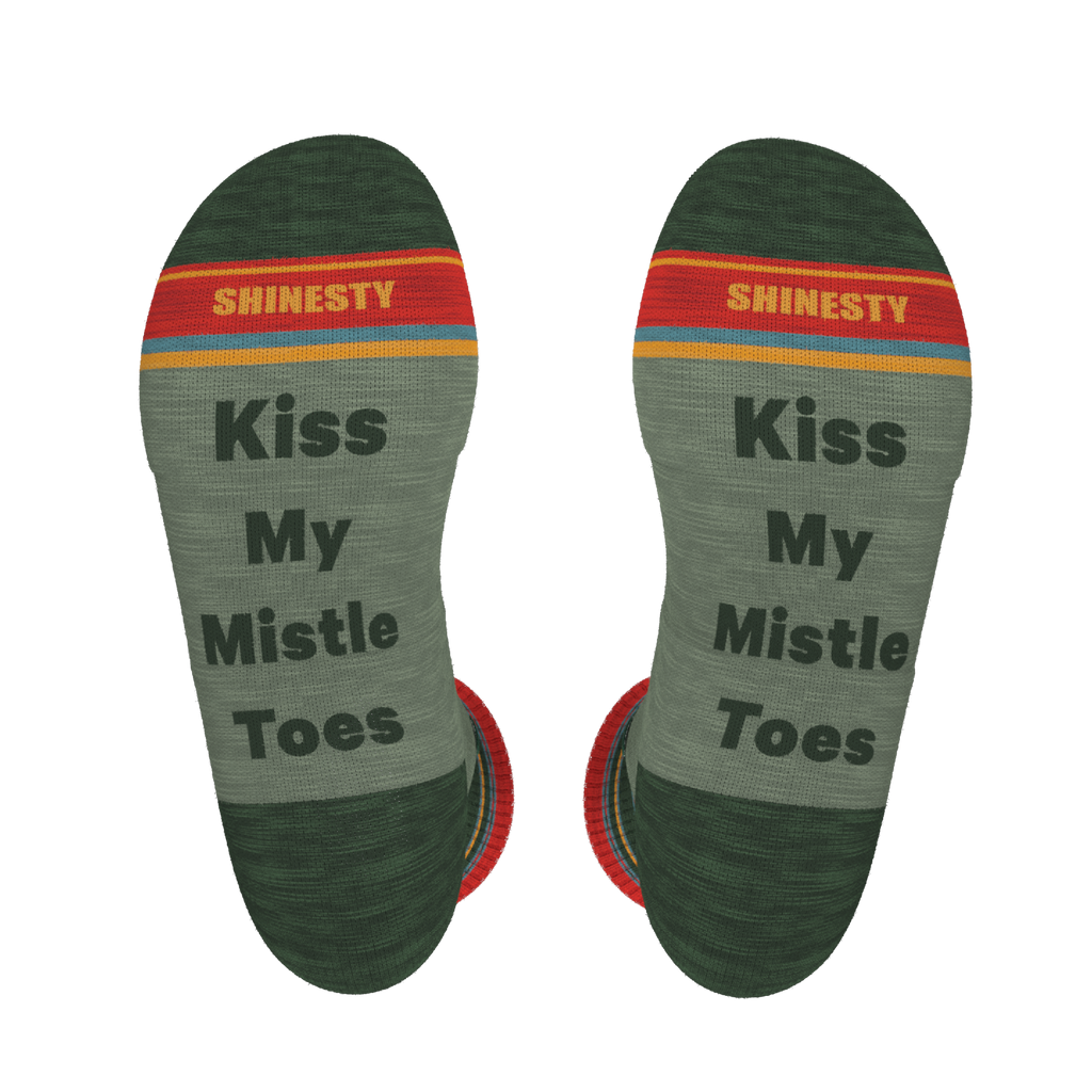 The Holiday Smooch | Western Holiday Heel Hammock™ Crew Socks - Shinesty