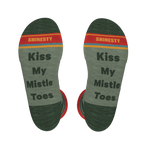 The Holiday Smooch | Western Holiday Heel Hammock™ Crew Socks - Shinesty