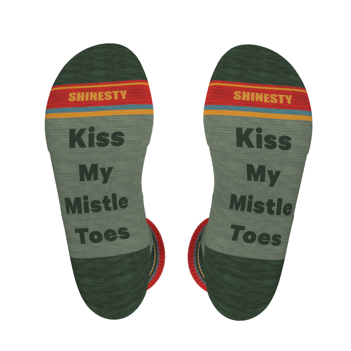 The Holiday Smooch | Western Holiday Heel Hammock™ Crew Socks - Shinesty