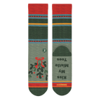 The Holiday Smooch | Western Holiday Heel Hammock™ Crew Socks - Shinesty