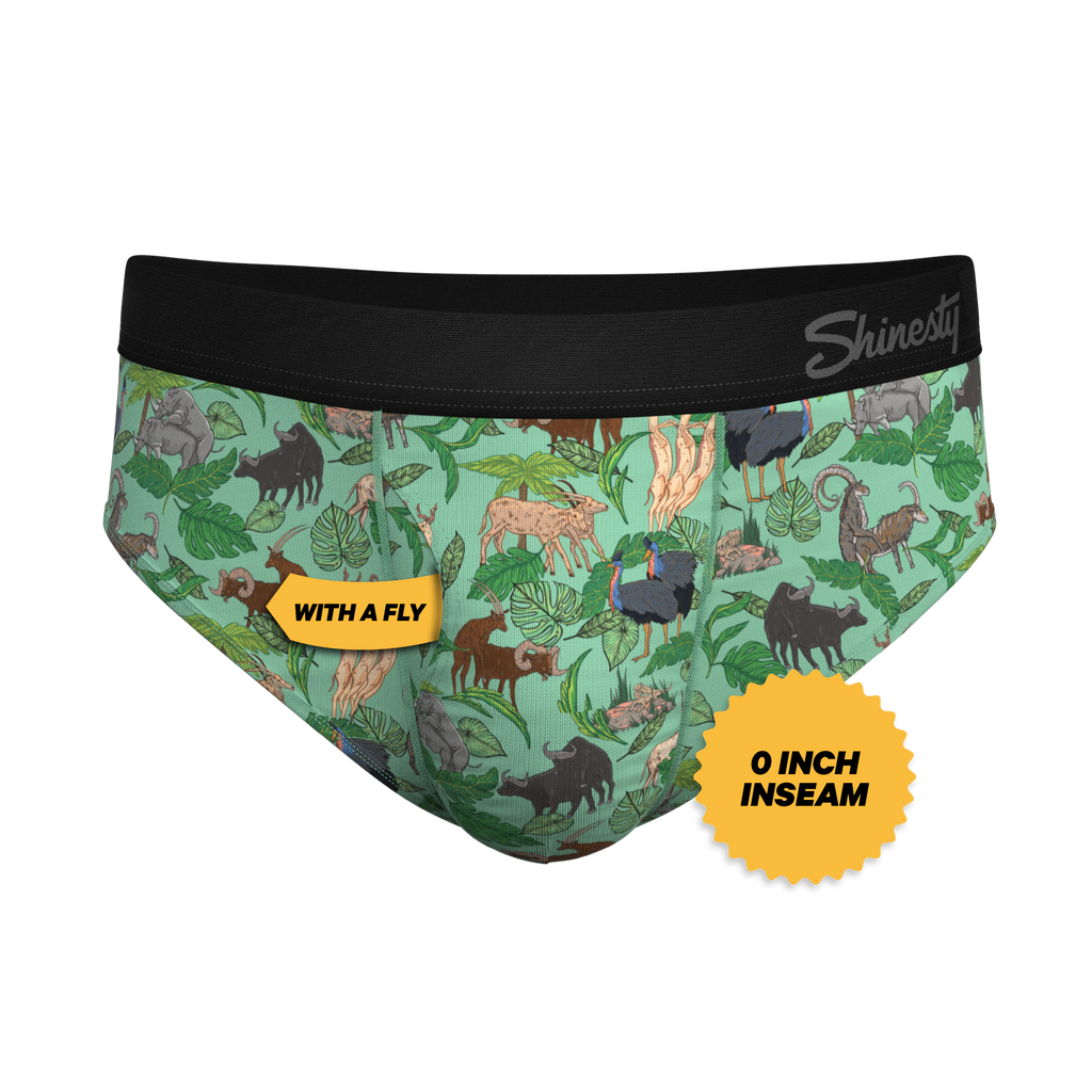 The Hornography | Tropical Animals Ball Hammock® Pouch Underwear Briefs - Shinesty